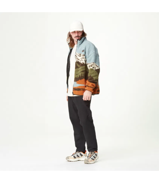 Picture Organic Clothing Hafdals Zip Fleece Sweater For Men