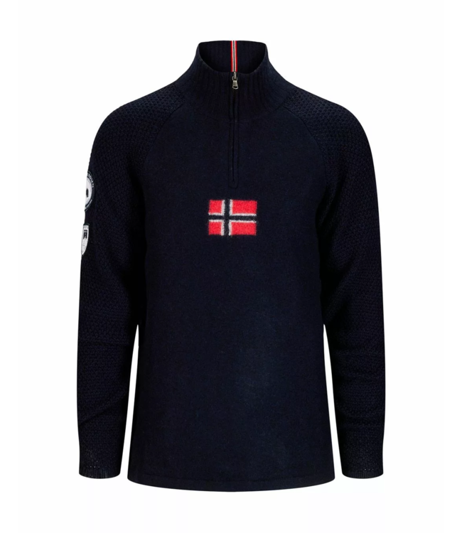 Amundsen Boiled Merino Wool Ski Sweater For Men