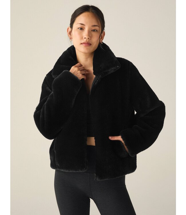 Beyond Yoga On The List Faux Fur Jacket For Women