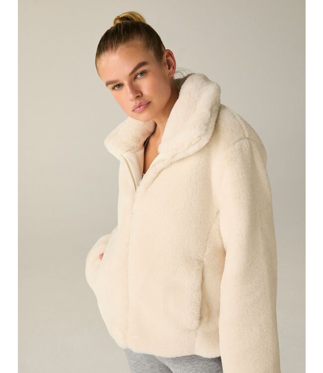 Beyond Yoga On The List Faux Fur Jacket For Women