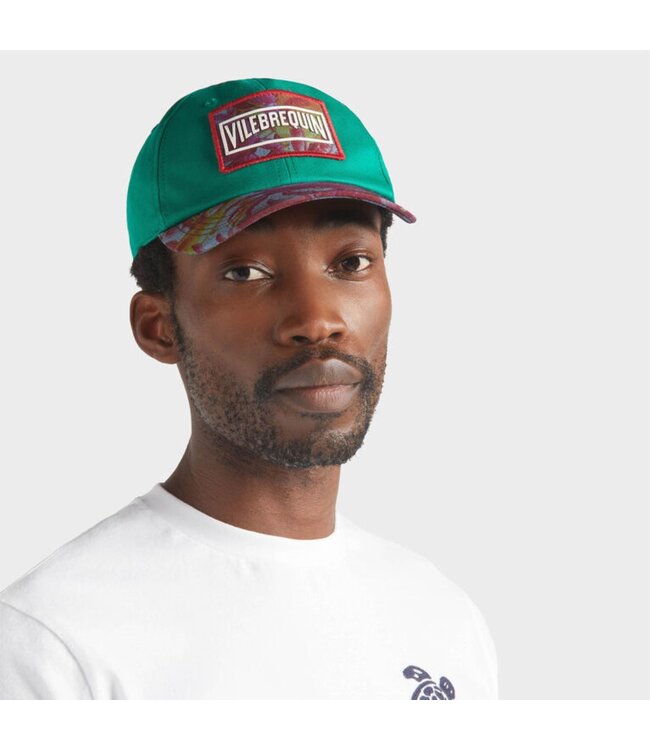 Vilebrequin Capilla Starfish Palm offspring Denim Cap For Men