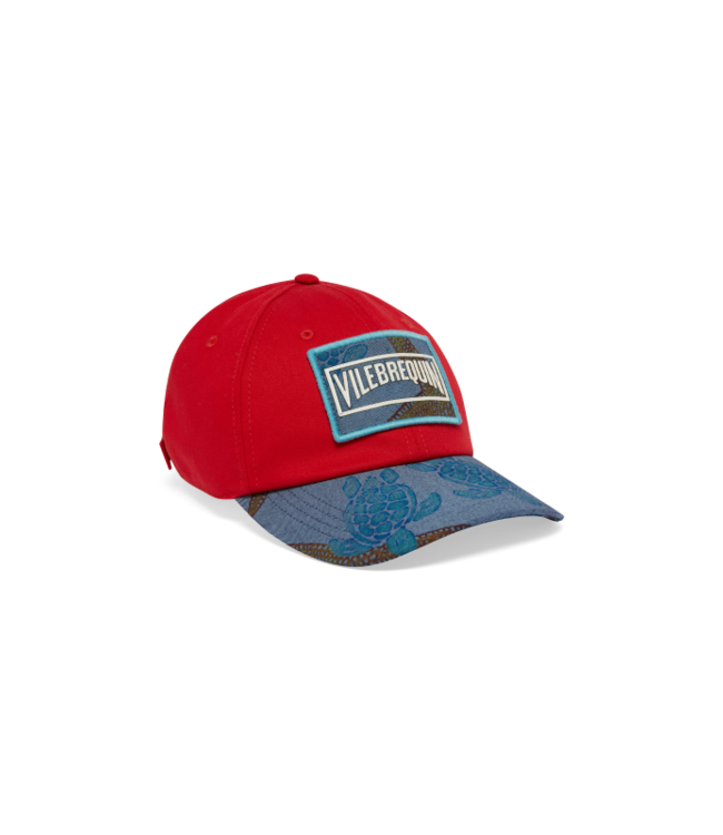 Vilebrequin Capilla Starfish Palm offspring Denim Cap For Men
