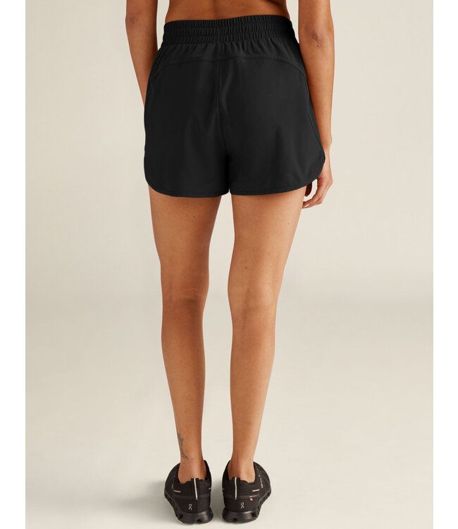 Beyond Yoga Stretch Woven In Stride Lined Short For Women