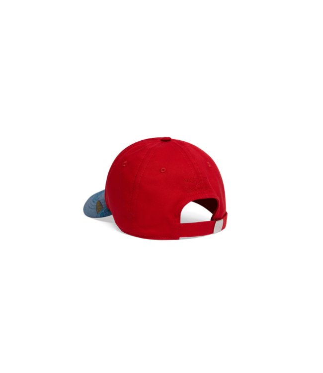 Vilebrequin Capilla Starfish Palm offspring Denim Cap For Men