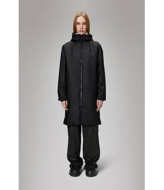 Rains Lohja Long Insulated Jacket With Double Welded Seams - W3T2