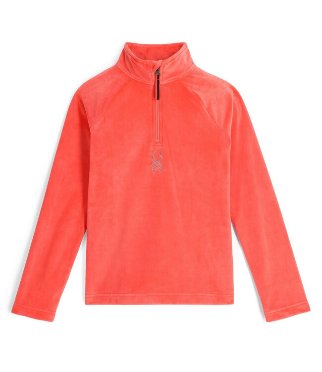 Spyder Shimmer Bug Half Zip Fleece Sweater For Girls