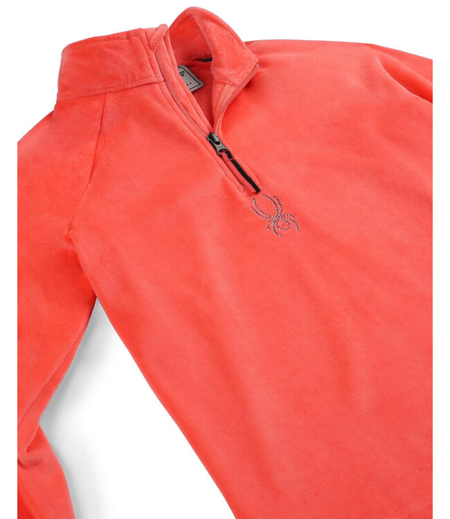 Spyder Shimmer Bug Half Zip Fleece Sweater For Girls