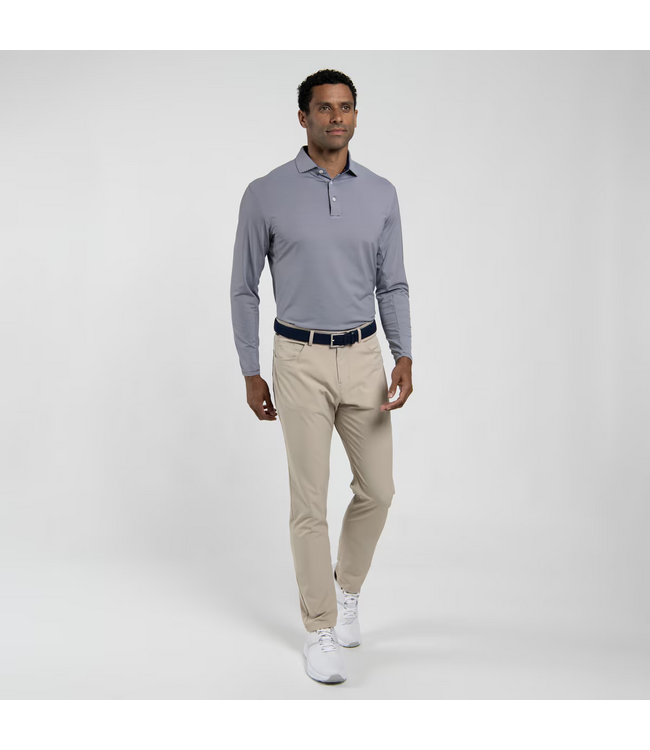 Kjus Soren Stripe Long-Sleeve Polo For Men