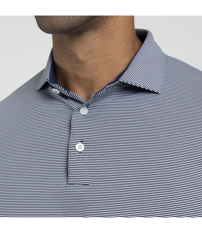 Kjus Soren Stripe Long-Sleeve Polo For Men