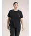 Arc'teryx Kragg SL Cotton Emblem Crew Short Sleeve T-Shirt For Women