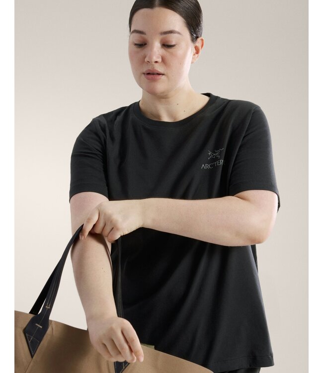 Arc'teryx Kragg SL Cotton Emblem Crew Short Sleeve T-Shirt For Women