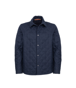 Frauenschuh Vinz 2.0 Linen Quilted Shirt Jacket For Men
