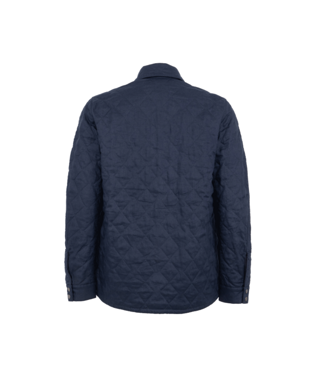 Frauenschuh Vinz 2.0 Linen Quilted Shirt Jacket For Men