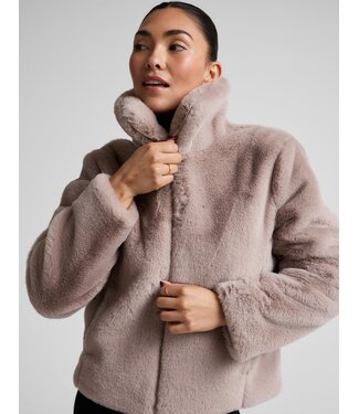 Beyond Yoga On The List Faux Fur Jacket For Women