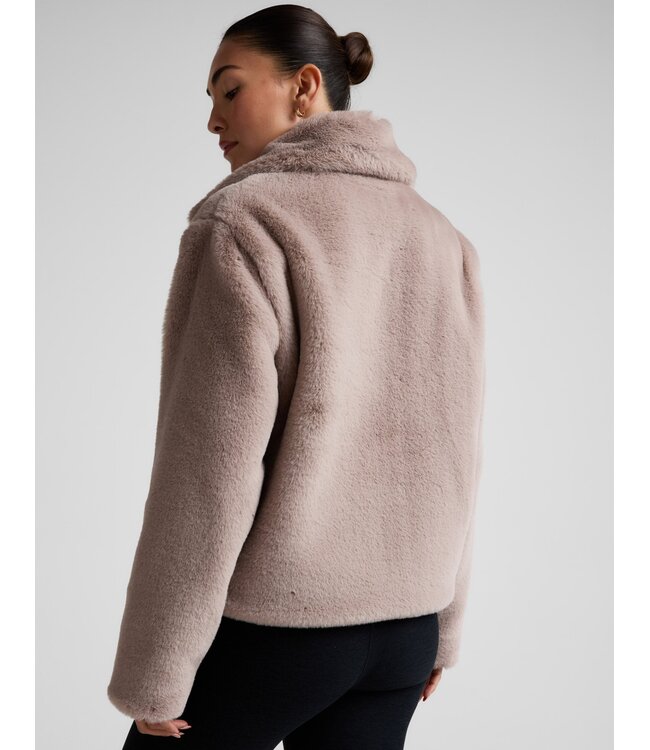 Beyond Yoga On The List Faux Fur Jacket For Women