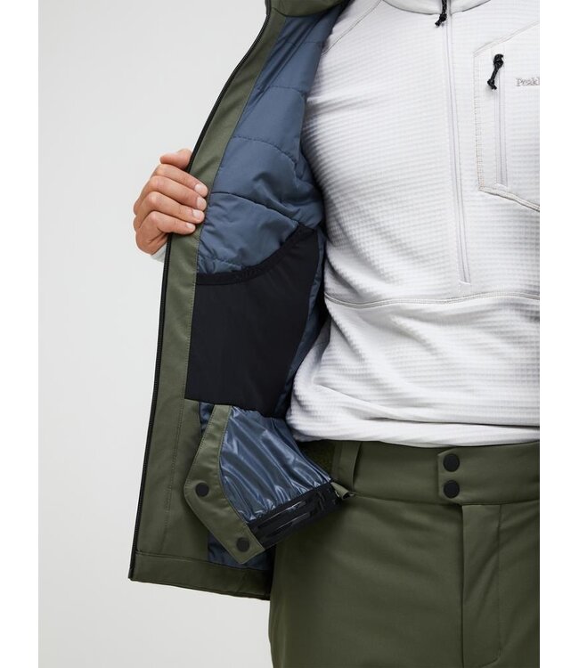 Maroon HIPE 2L Insulated Shell Jacket For Men