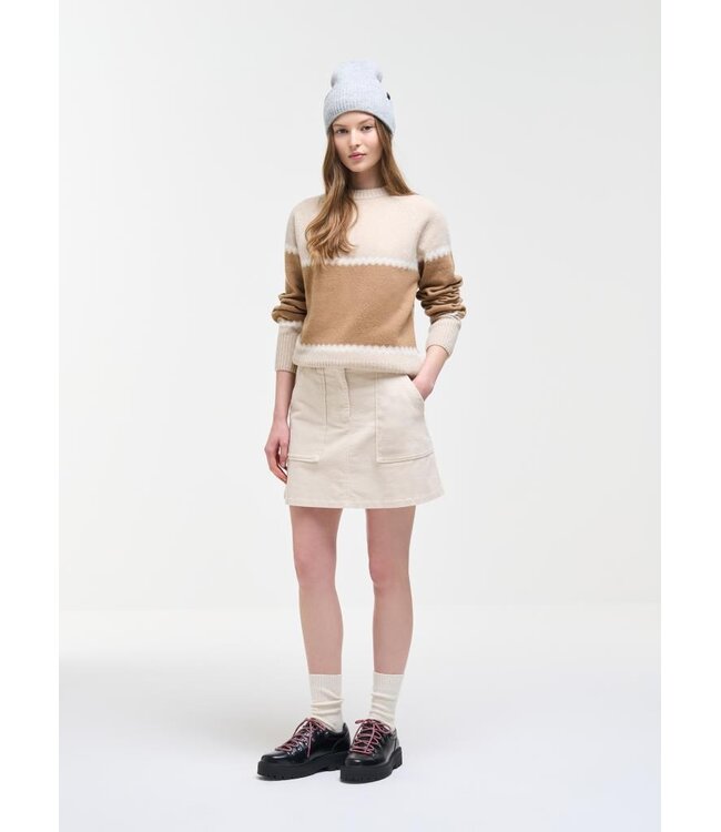 Colmar Jacquard Pattern Crewneck For Women