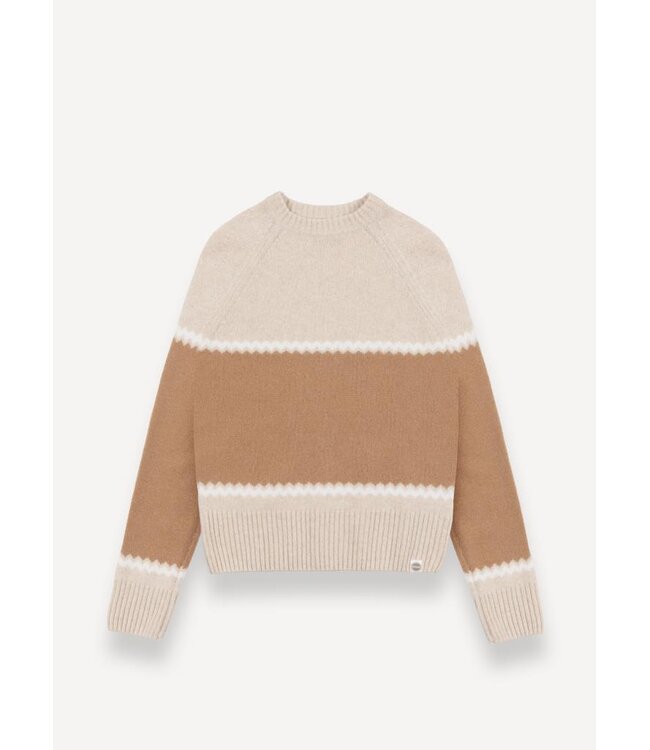 Colmar Jacquard Pattern Crewneck For Women