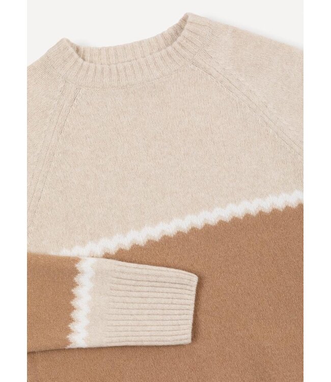 Colmar Jacquard Pattern Crewneck For Women