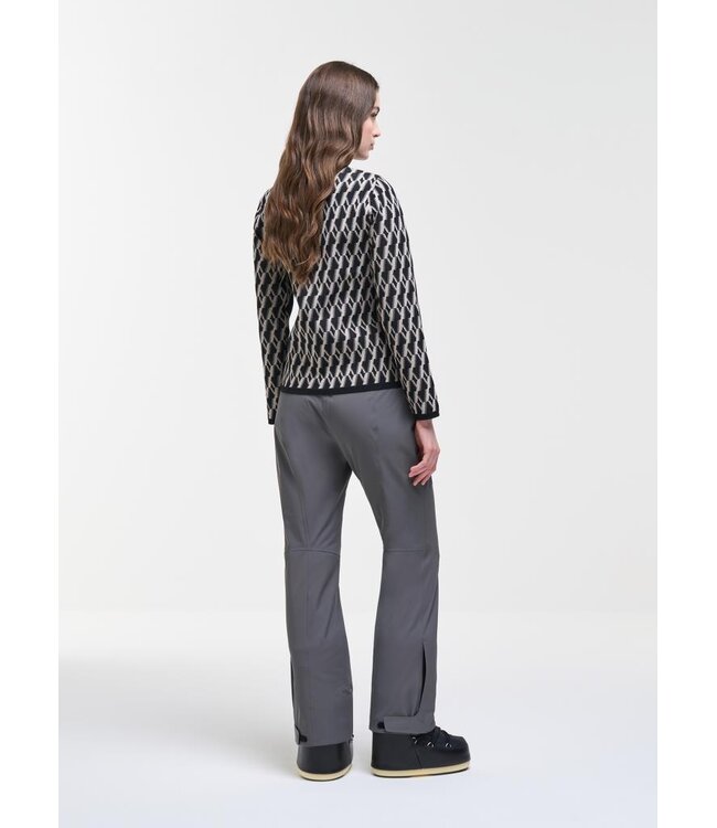 Colmar Half Zip Thermal Ski Fleece With Jacquard Pattern For Women