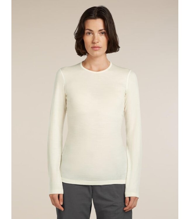 Icebreaker Merino 200 Oasis Long Sleeve Crew Thermal Top For Women
