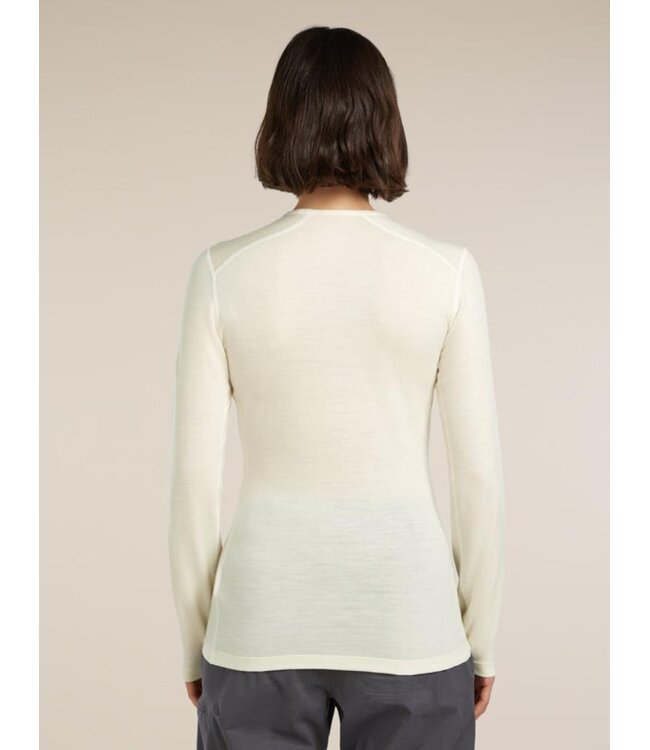 Icebreaker Merino 200 Oasis Long Sleeve Crew Thermal Top For Women