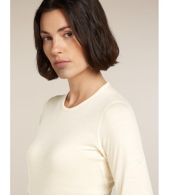 Icebreaker Merino 200 Oasis Long Sleeve Crew Thermal Top For Women