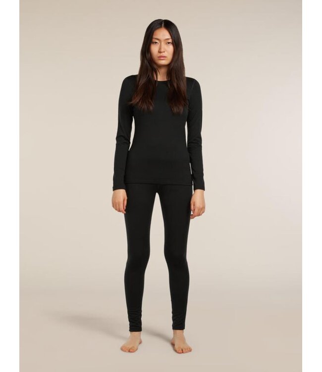Icebreaker Merino 200 Oasis Long Sleeve Crew Thermal Top For Women