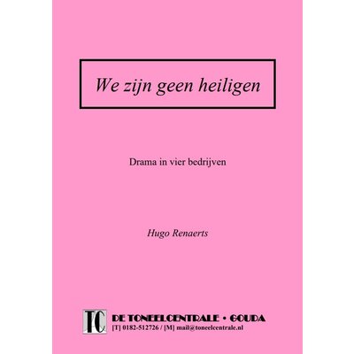 Hugo Renaerts We zijn geen heiligen