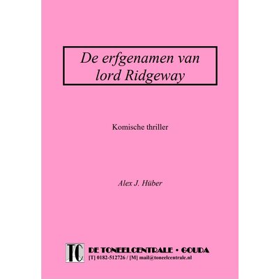 Alex J. Hüber De erfgenamen van lord Ridgeway