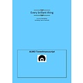 Duncan MacMillan Every brilliant thing