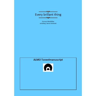 Duncan MacMillan Every brilliant thing