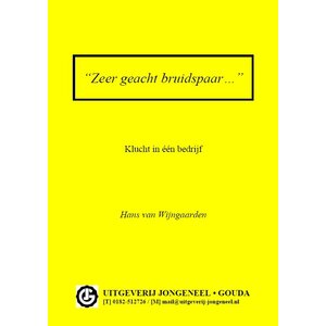 Hans van Wijngaarden Zeer geacht bruidspaar...