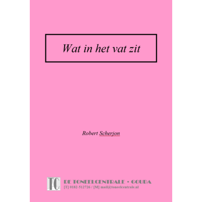 Robert Scherjon Wat in het vat zit