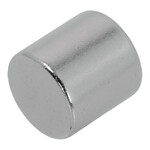 Magneet 6 x 6 mm chrome (voor uitlopen)