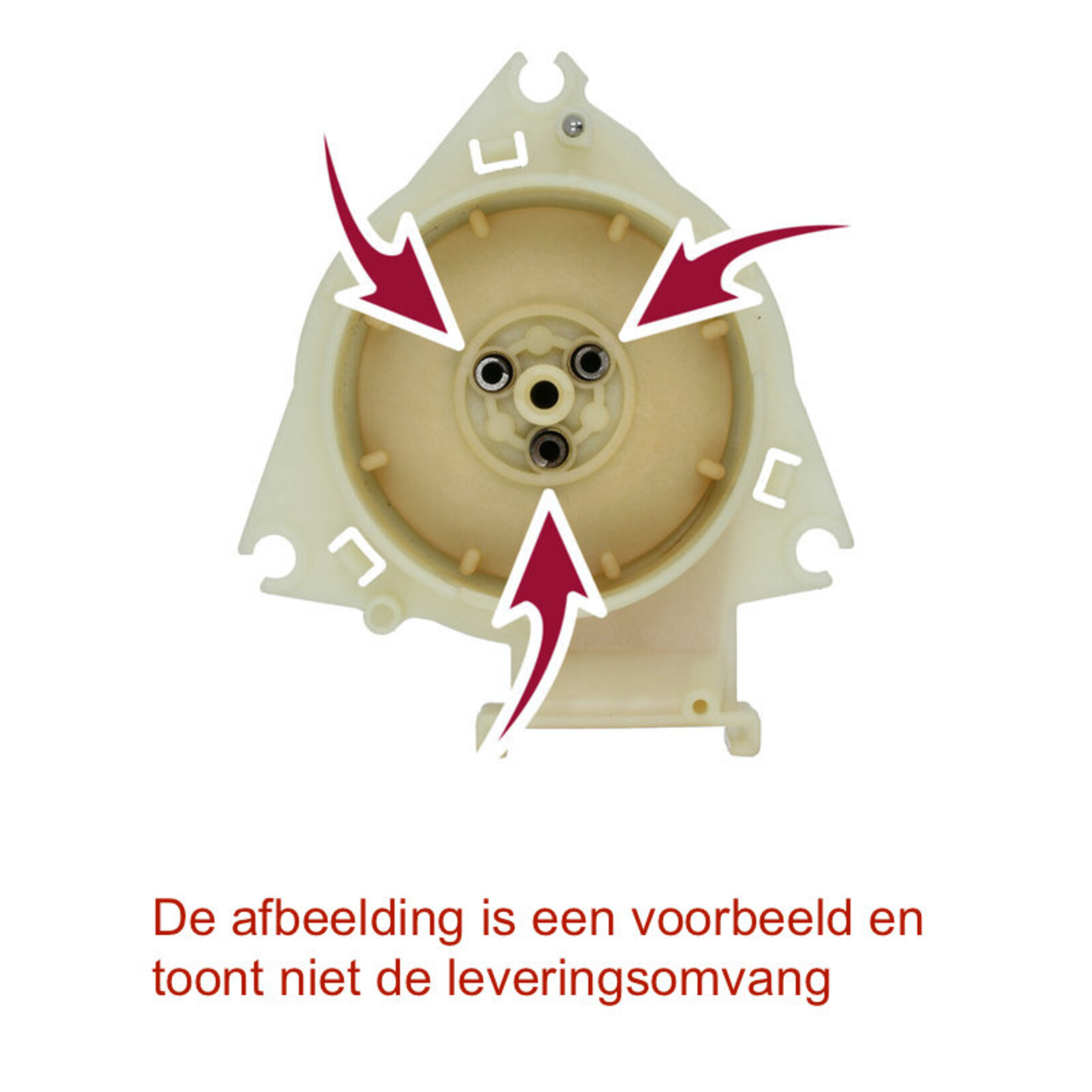 Veer en kogel onder de maalkegel van molen