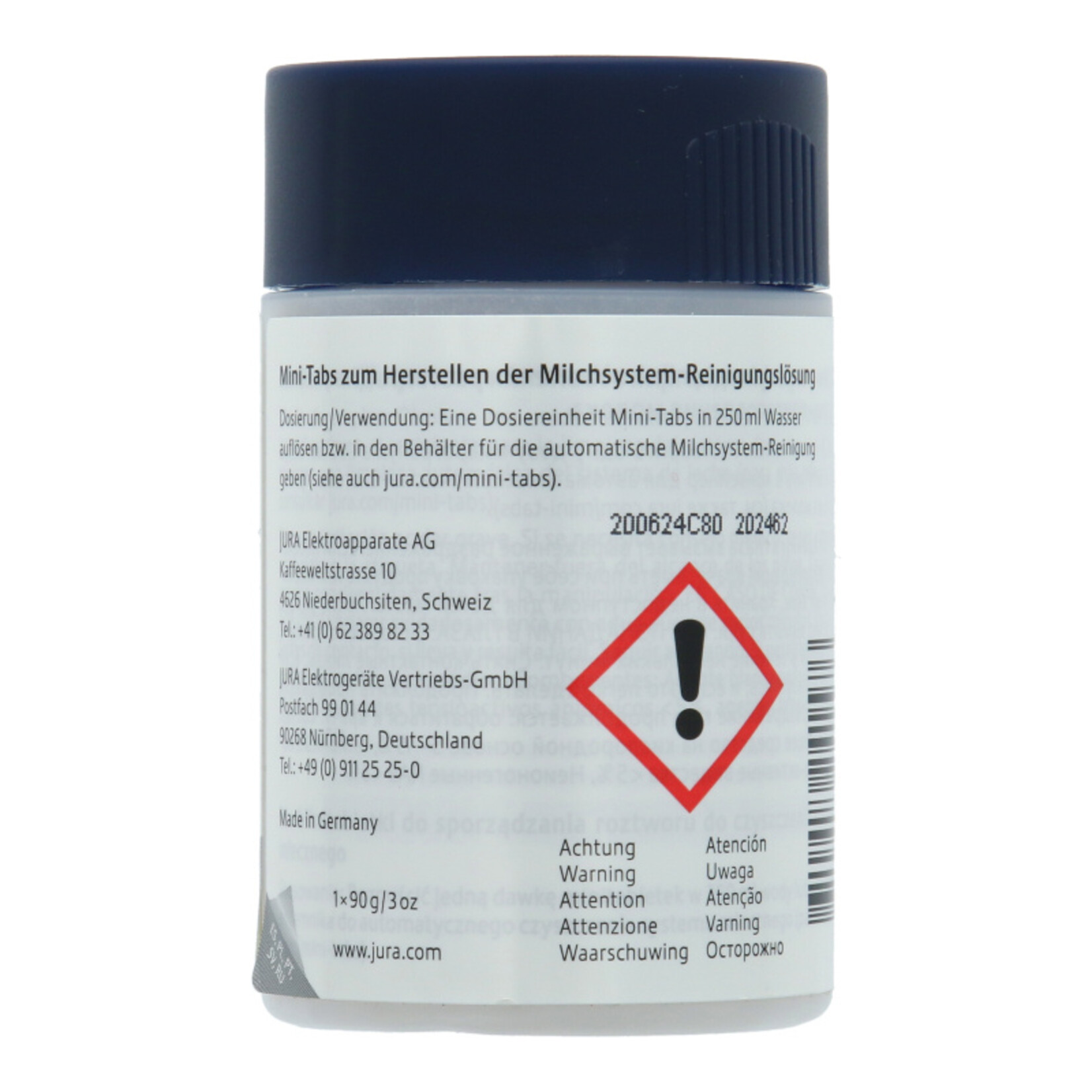 Melksysteemreiniger (minitabletten) 90 g navulflesje