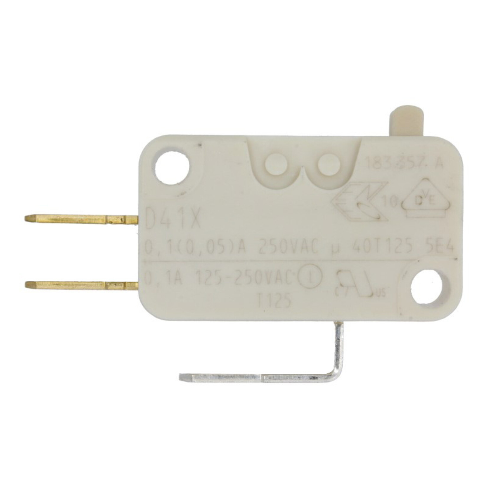 microschakelaar D41X (klem is 4,8mm) 125-250V