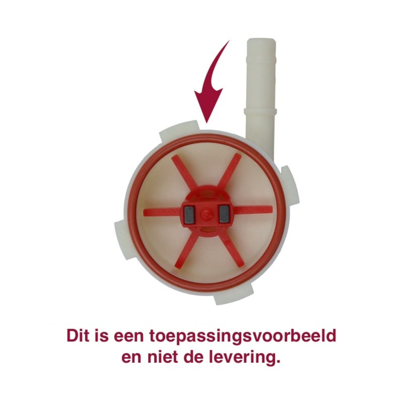 Notrot afdichting voor flowmeter