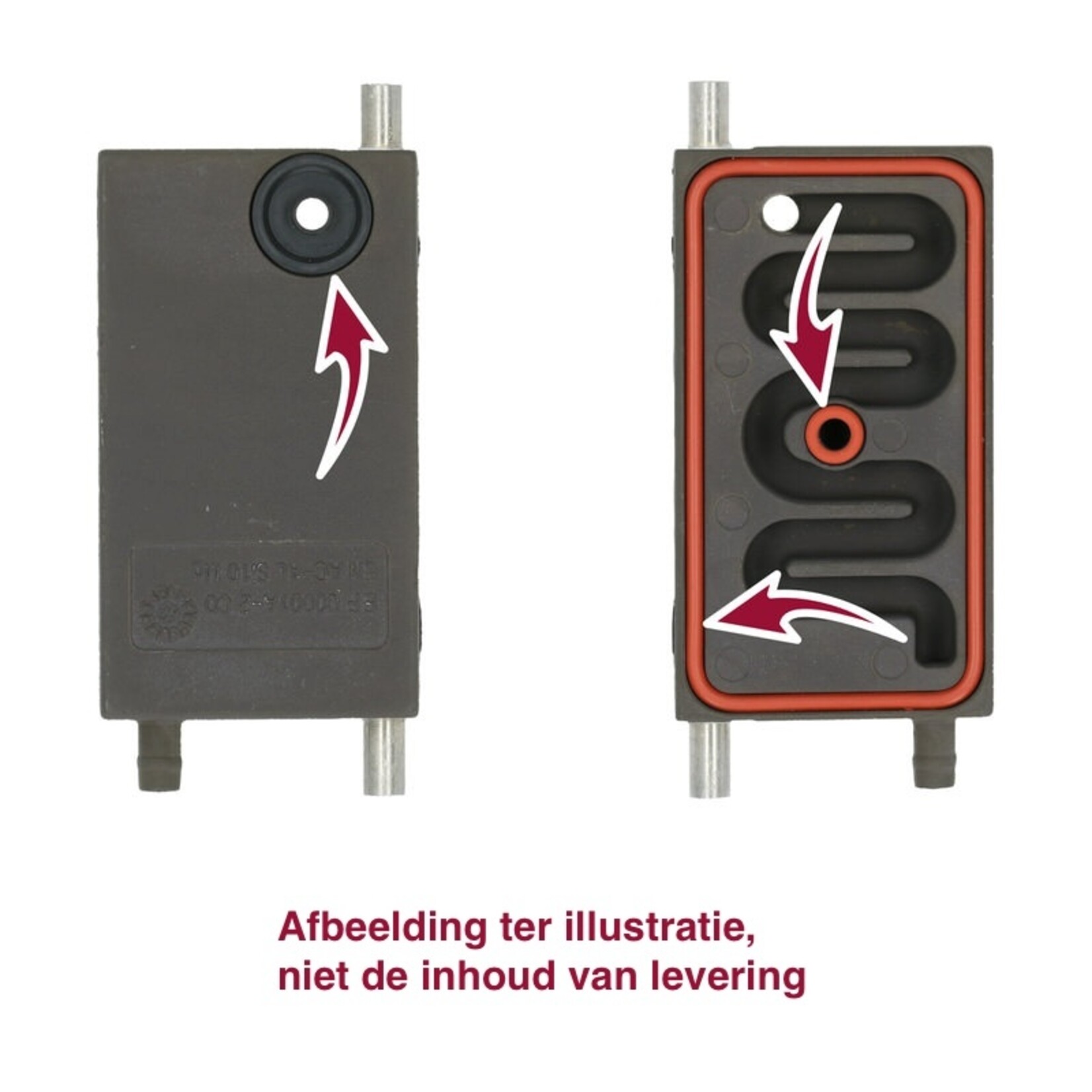 Notrot reparatie-set voor warmtewisselaar