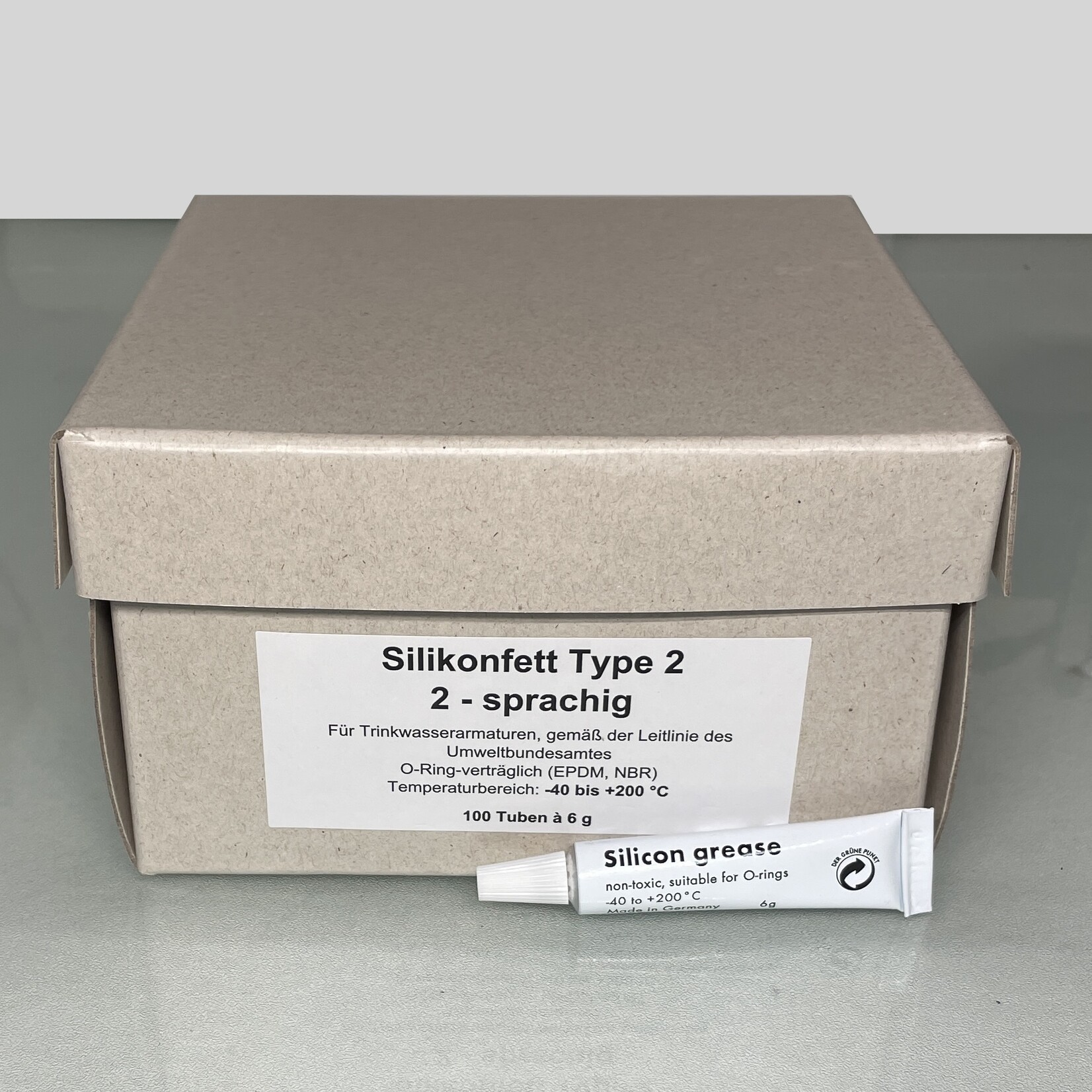 Notrot Siliconenvet (6g) voor de O-ringen (100 tubes)