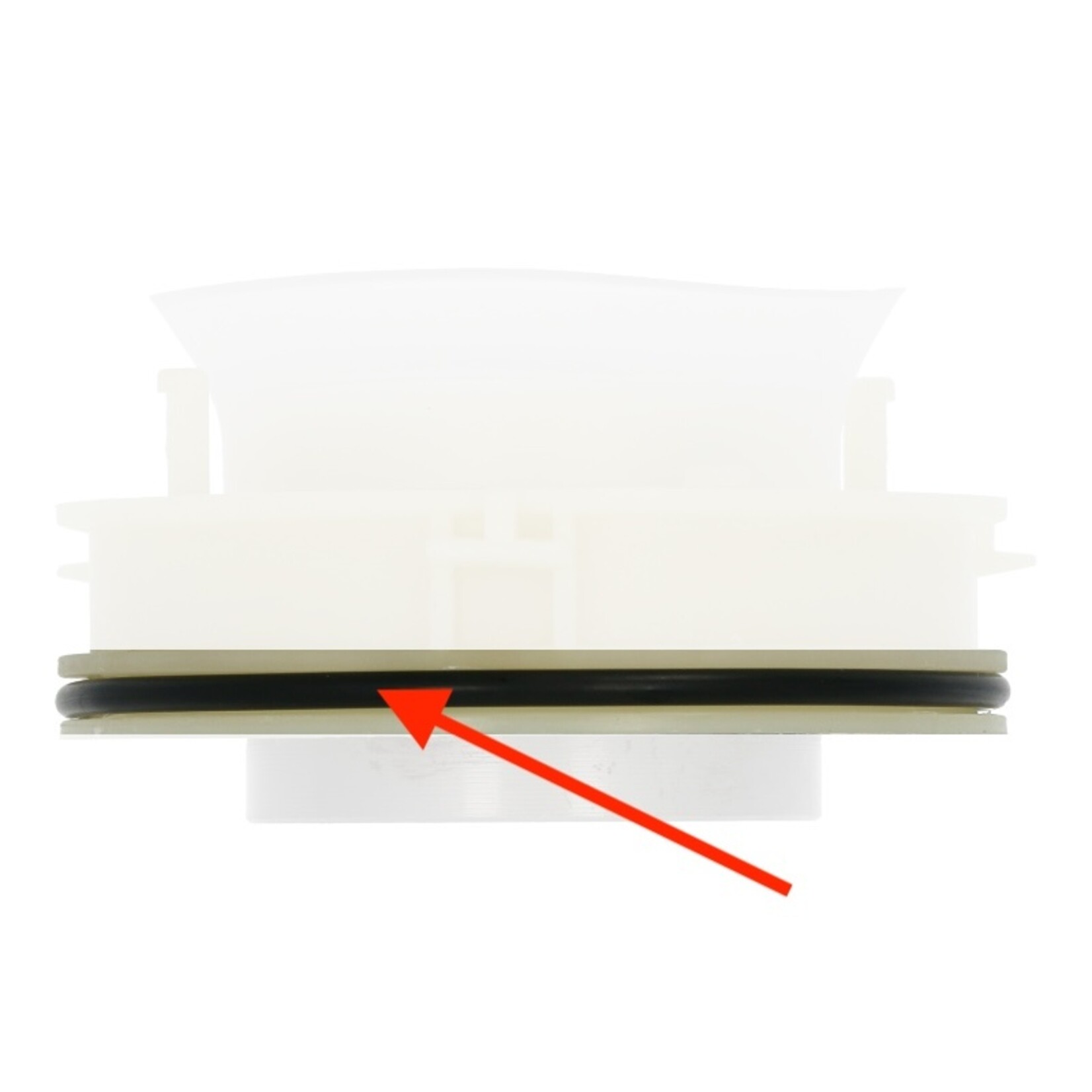 Notrot afdichting voor maalringhouder