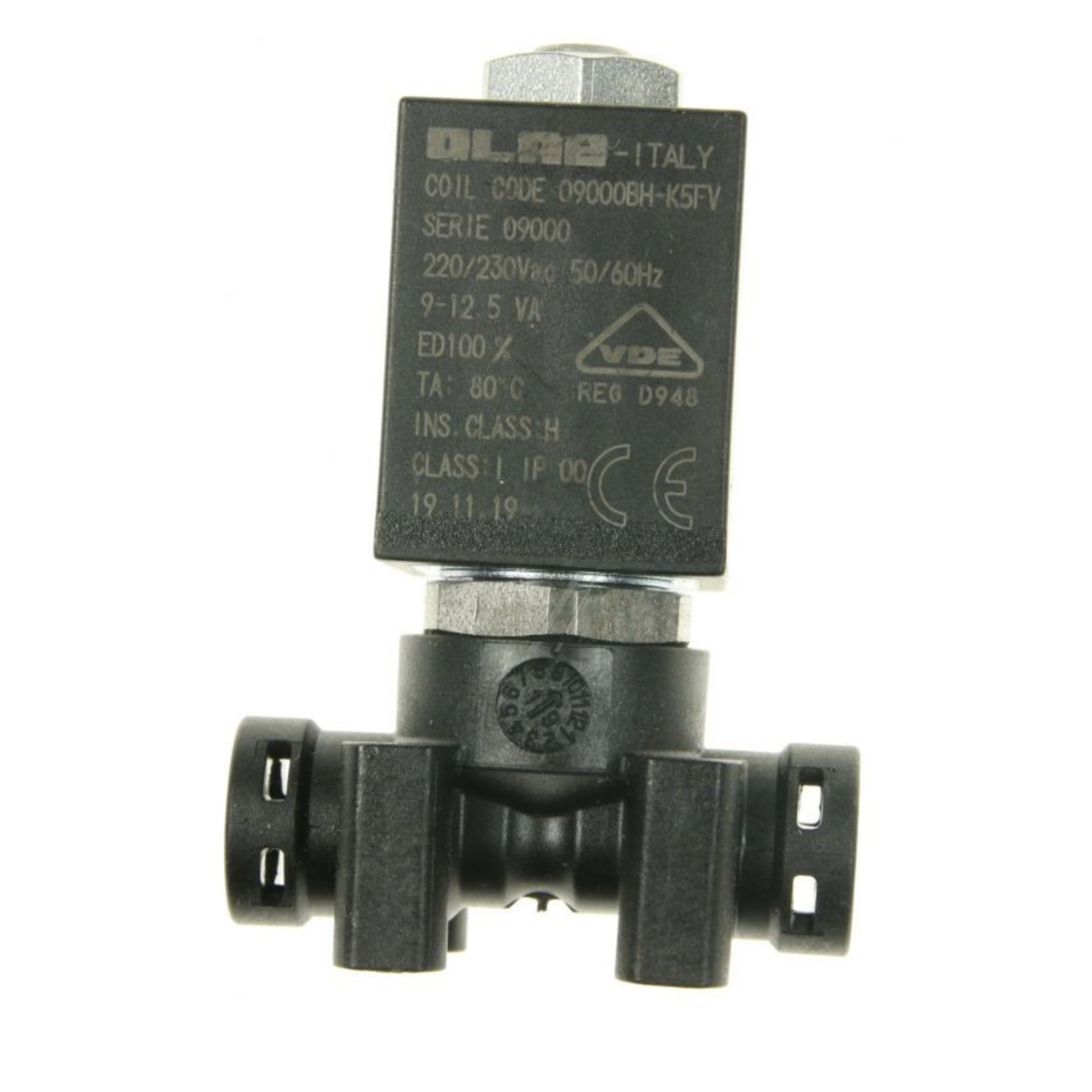 magneetventiel NIEUWE VERSIE 230 V voor F, S en X-serie
