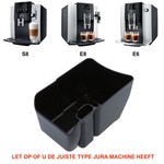 Jura residubak zwart OUDE E-serie ZONDER rubberflap