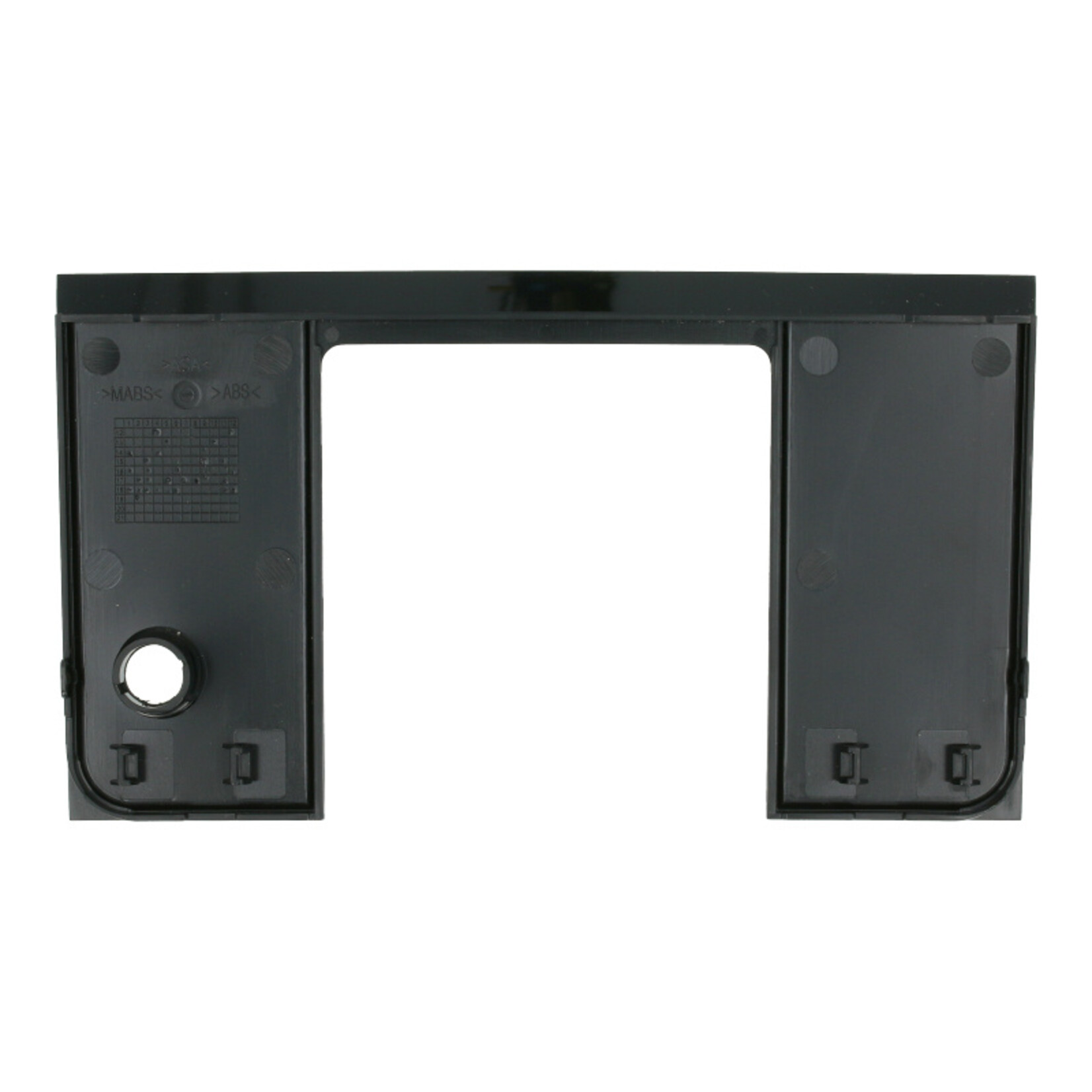 Jura afdekking voor A - serie (piano zwart / voorkant)