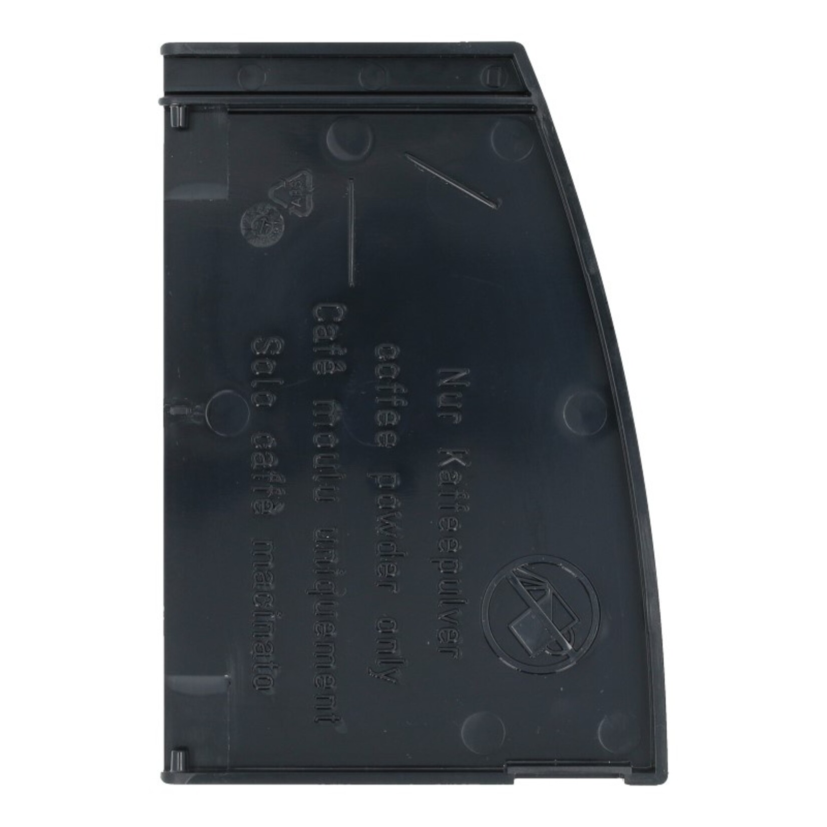 Impressa S/Xs deksel poederreservoir zwart