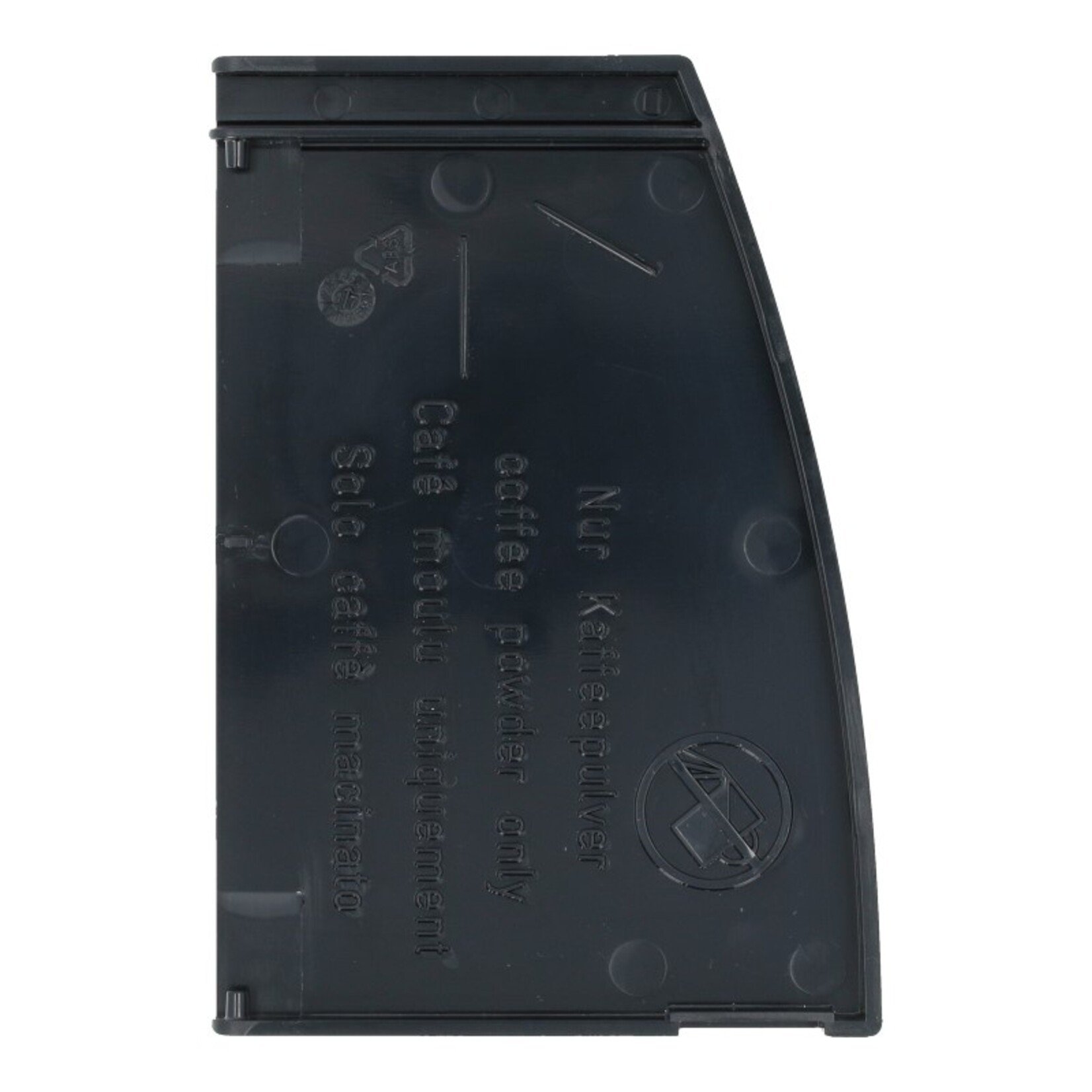 Jura Impressa S/Xs deksel poederreservoir zwart