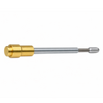RVS pen met messing dop tbv drainageventiel V2
