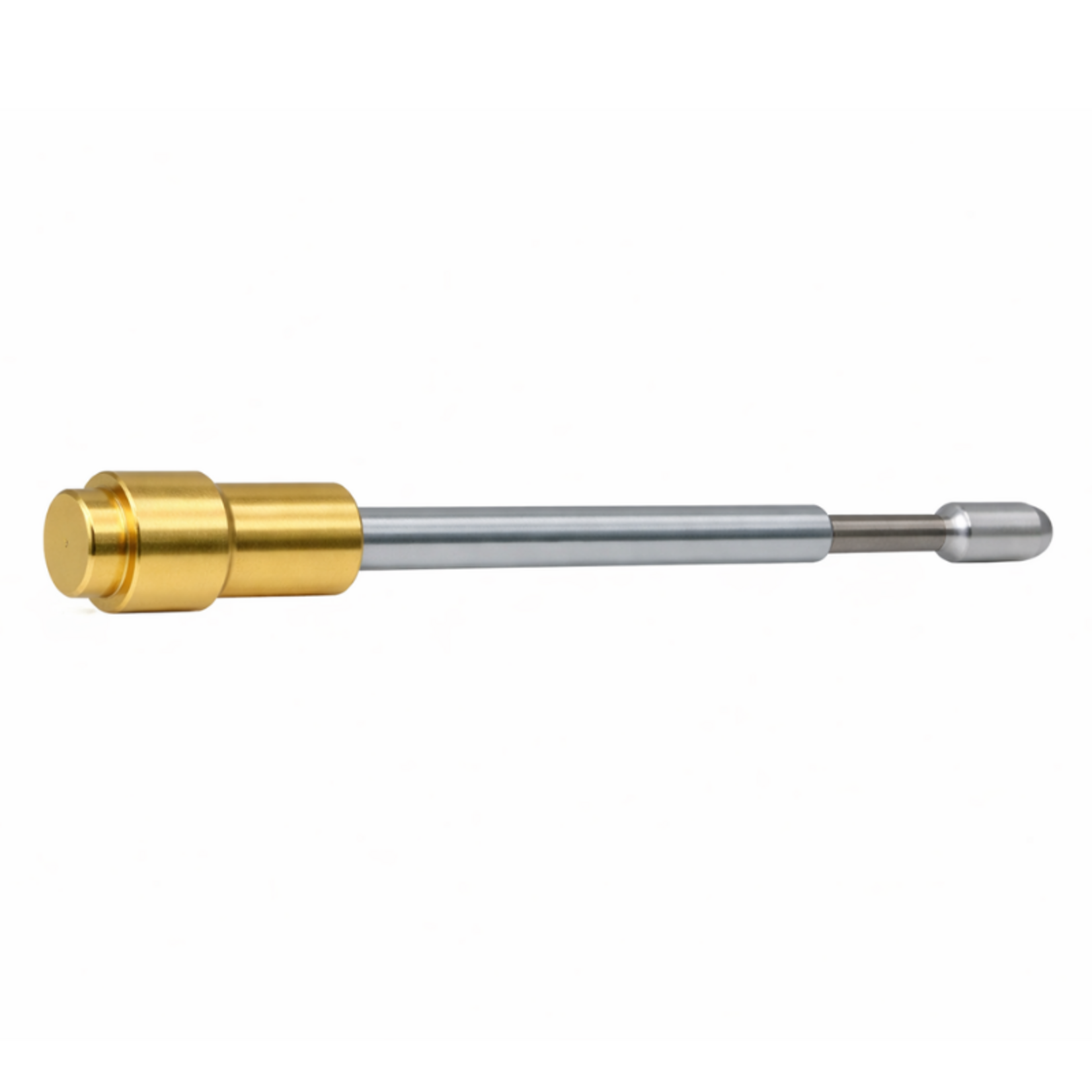 RVS pen met messing dop tbv drainageventiel V2