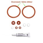 Notrot O-ring set compleet  met oversized O-ringen en vet